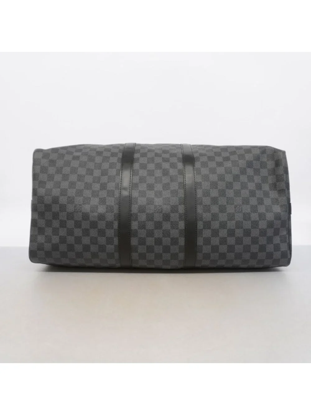 Louis Vuitton Boston Bag Damier Graphite Keepall Bandouliere 55 Black